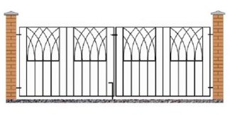 Abbey Double Driveway Gate ABZP10