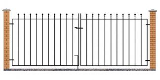 Manor Flat Double Gate