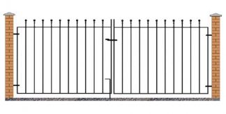 Manor Flat Double Gate