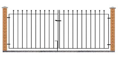 Manor Flat Double Gate