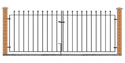 Manor Flat Double Gate