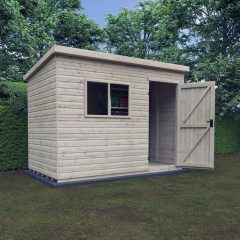 Premier Pent Shed 10x6 - Tanalised