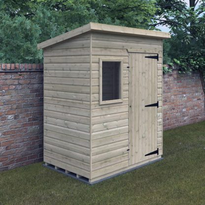 Premier Pent Shed 6x4 - Tanalised