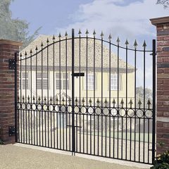 Wrought Iron Double Gates