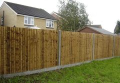 Closeboard Kits with Concrete Posts & Concrete Gravel Boards