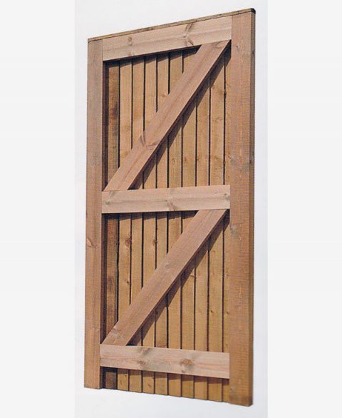 Closeboard Gate - Back