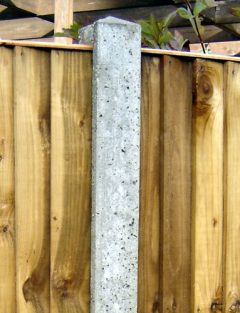 Concrete Slotted Post