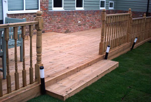 Decking installed by Jarrett Fencing